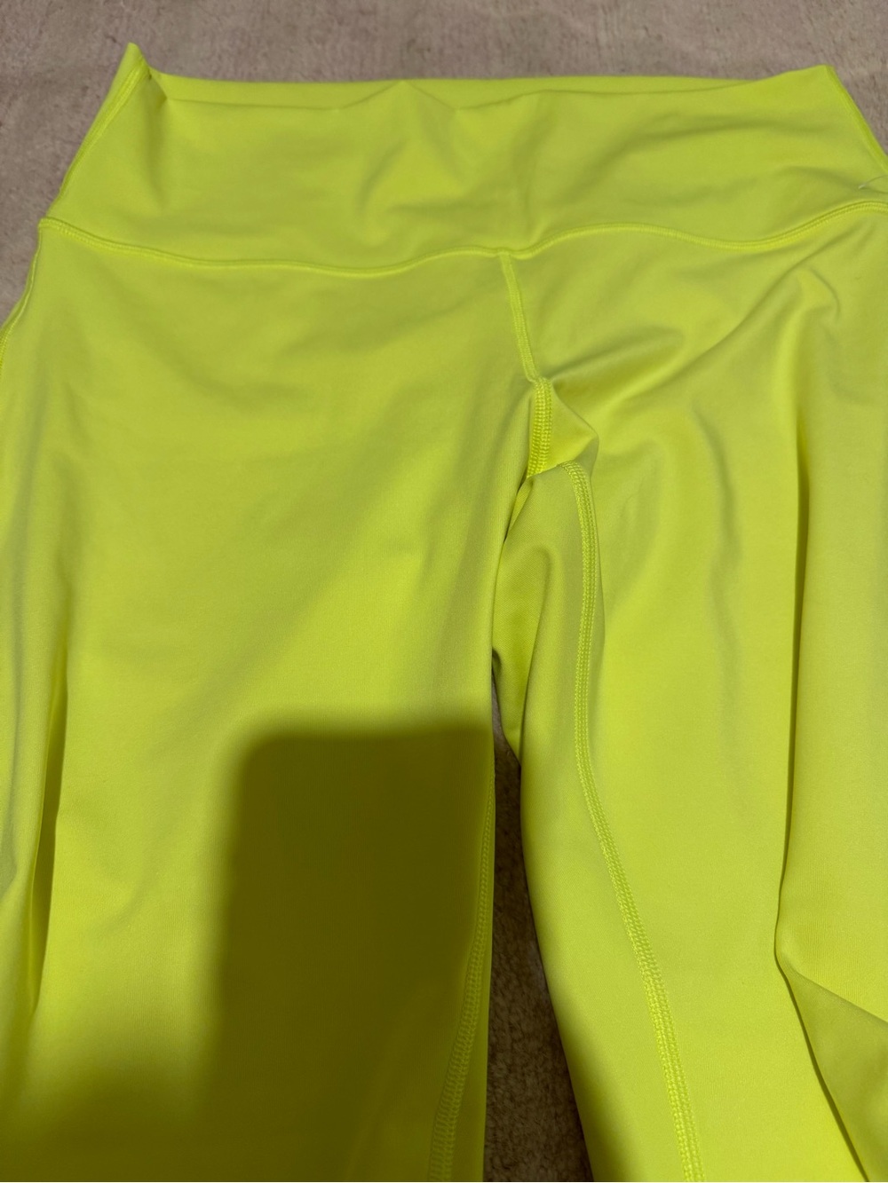 lululemon athletica Neon Yellow High-Rise Leggings